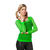 Damen-Netz-Shirt, grün, Einheitsgröße