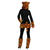 Damen-Kostüm Tiger-Kapuzenkleid, Gr. 42-44 Bild 2