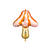 Folienballon Pilz � 66 � 75 cm