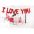 Folienballon I Love You - 260 � 40 cm - Rot Bild 2