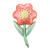 Folienballon Blume - 53 � 96 cm