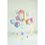 Folienballon Zahl 0 - 86 cm - Pastell Regenbogen Bild 2