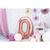 Folienballon Gro� Zahl 0 - 86 cm - Ros�gold Bild 2