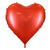 Folienballon XXL-Herz - 136 � 129 cm, rot