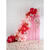Folienballons Schleife - 25 � 25 cm - Rot - Set mit 5 St�ck Bild 2
