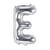 Folienballon Buchstabe E - 35 cm - Silber - Buchstabe: E