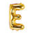 Folienballon Buchstabe E - 35 cm - Gold - Buchstabe: E