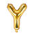 Folienballon Buchstabe Y - 35 cm - Gold - Buchstabe: Y