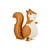 Folienballon Eichh�rnchen - 51 � 59 cm