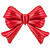 Folienballon Schleife XXL - 139 � 111 cm, rot