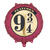 Folienballon Harry Potter Gleis 9 3/4, 35 cm, bordeaux-beige