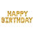 Folienballon Schriftzug Happy Birthday / Geburtstag - 340 � 35 cm - Gold