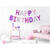 Folienballon Schriftzug Happy Birthday / Geburtstag - 340 � 35 cm - Farbig sortiert Bild 2
