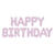 Folienballon Schriftzug Happy Birthday / Geburtstag - 340 � 35 cm - Lila