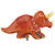 Folienballon Dino Triceratops, 106x60 cm - Folienballon Triceratops, 106x60cm