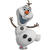 Folienballon Schneemann Olaf, 58x104 cm - Folienballon Schneemann Olaf, 58x104 cm