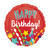 Folienballon Happy-Birthday / Herzlichen Glückwunsch Festive, ca. 45 cm