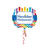 Folienballon Herzlichen Glückwunsch XL, 63 cm - Folienballon XL Herzlichen Glückwunsch