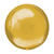 Folienballon Orbz Uni, Gold, ca. 40 cm - Gold