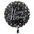 Folienballon Sparkle Schwarz Happy-Birthday / Herzlichen Glckwunsch, ca. 45 cm - Folienballon Sparkling Gold HB