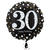 Folienballon Sparkling Birthday 30th, 45 cm - Folienballon Sparkling 30. Geburtstag