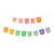 Girlande Happy Birthday / Geburtstag - Pastell-Gold, L�nge: 163 cm