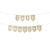 Banner / Girlande aus Stoff /Juteoptik Just Married � 23 � 185 cm