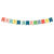 Girlande Happy Birthday / Geburtstag - Wimpel Pastell-Gold, L�nge: 175 cm