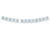Girlande Happy Birthday / Geburtstag � Wimpel Hellblau � L�nge: 175 cm