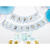 Girlande Happy Birthday / Geburtstag � Wimpel Hellblau � L�nge: 175 cm Bild 2