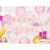 Girlande Happy Birthday / Geburtstag - Wimpel Hellrosa, L�nge: 175 cm Bild 2