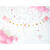 Girlande Baby Girl / M�dchen - Rosa-Wei�, L�nge: 175 cm Bild 3