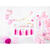 Girlande Baby Girl / M�dchen - Rosa-Wei�, L�nge: 175 cm Bild 4