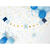 Girlande Baby Boy / Junge - Blau-Wei�, L�nge: 160 cm Bild 3
