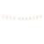 Girlande Just Married - Wei�, L�nge: 155 cm