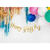 Girlande Happy Birthday / Geburtstag Schriftzug - Gold, L�nge: 62 cm Bild 3
