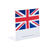 SALE Namensschild Union Jack, 5x5 cm, 10 Stck