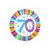 Folienballon Radiant 70 Birthday, ca. 45 cm - Folienballon Radiant 70