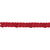 SALE Girlande aus Papier, rot, 365 cm