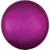 Folienballon Orbz Uni, pink, ca. 40 cm - Kugelballon rund - Pink