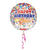Folienballon Orbz Birthday Konfetti, 38x40cm
