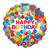 Folienballon Primary Rainbow Birthday XL, 71cm