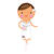 Folienballon Lovely Bride / Braut, 48x101cm