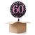 Ballongrsse Sparkle Pink 60th, 1 Ballon