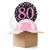 Ballongrsse Sparkle Pink 80th, 3 Ballons