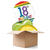 Ballongrüsse Happy-Birthday / Herzlichen Glückwunsch Rainbow 18th, 3 Ballons