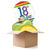 SALE Ballongrsse Happy-Birthday / Herzlichen Glckwunsch Rainbow 18th, 3 Ballons