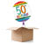 SALE Ballongrsse Happy-Birthday / Herzlichen Glckwunsch Rainbow 50th, 1 Ballon