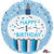 Folienballon 1st Birthday Cupcake Junge