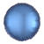Folienballon Rund Satin Blau, ca. 45 cm - Blau